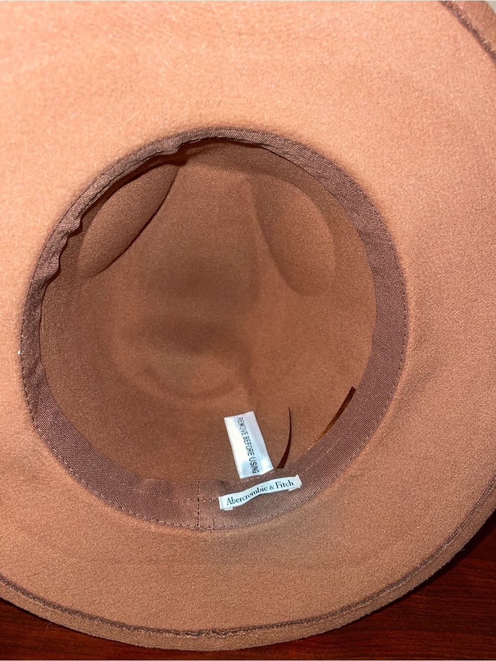Abercrombie & Fitch Rust Brown Felt Fedora